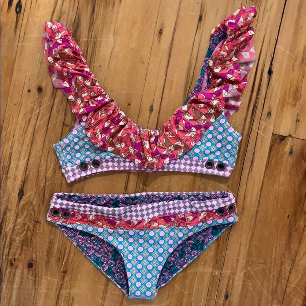 Maaji reversible patterned bikini size xs
